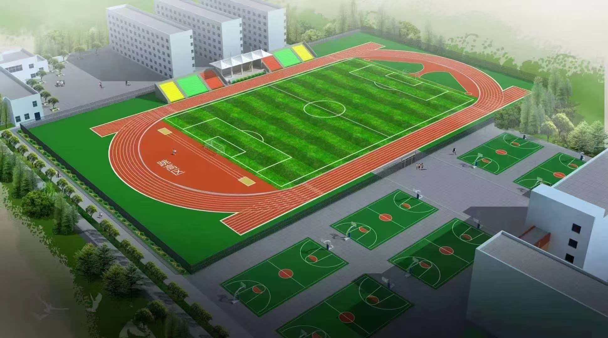 新余市学校运动操场渗水跑道 - 哪里好
